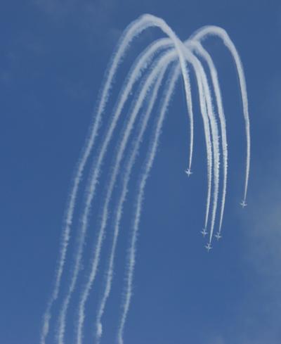 ブルーインパルス 5機編隊 入間基地航空祭 2007 ブルーインパルス 5機編隊 入間基地航空祭 2007