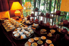 街歩きの後は茶芸館でほっこり(台湾) 街歩きの後は茶芸館でほっこり(台湾)