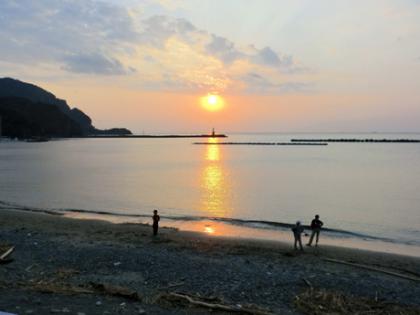 2011年10月8日西伊豆松崎海岸の綺麗な日没 2011年10月8日西伊豆松崎海岸の綺麗な日没
